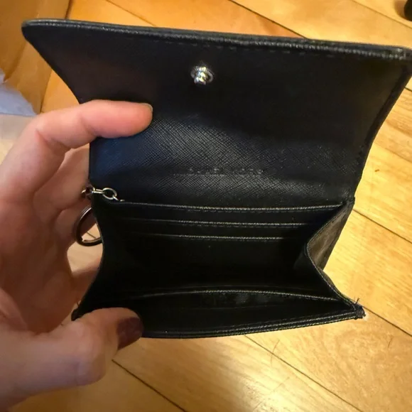 Michael Kors Black Wallet with Key Ring - Picture 2 of 3